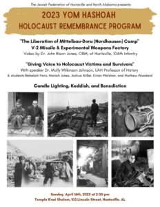 Read more about the article Yom HaShoah Holocaust Program – April 16th, 2023
